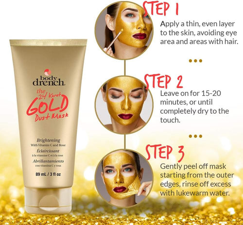 Bodydrench The Gold Dust Mask Brightening 3 oz /89ml 71407