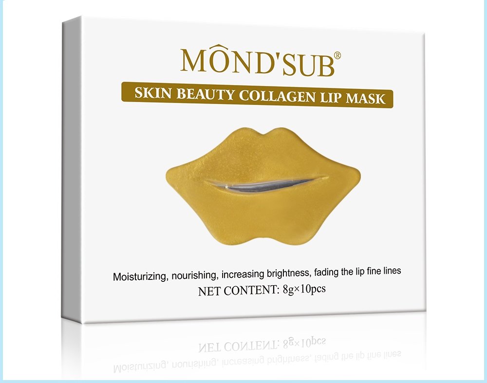 Mond'Sub Masque Lèvres au Collagène Beauté Peau 10PC 92135