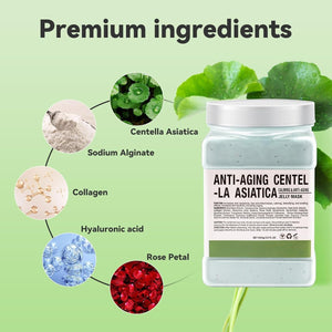 Masque en poudre gélifié anti-âge à la Centella Asiatica 650g 09569