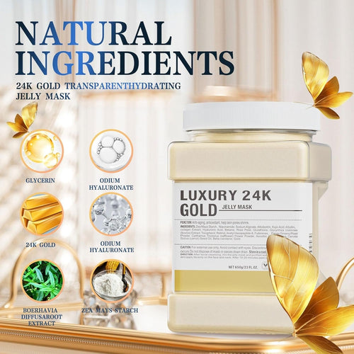 Masque en Poudre Gelée Or 24K de Luxe 650g 09565