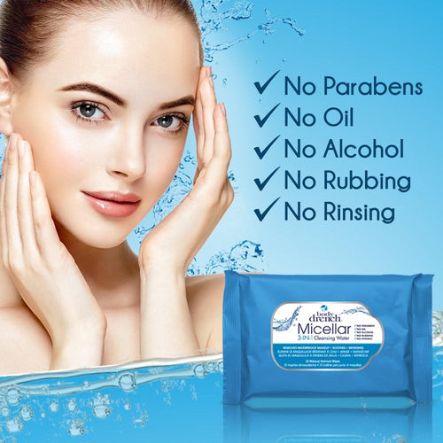 Bodydrench Eau Nettoyante Micellaire 3-EN-1 30 Lingettes 65984