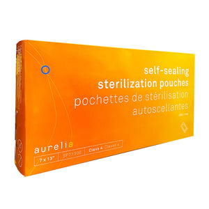 Aurelia Self-Sealing Sterilization Pouches 8"x16"200PK 81600