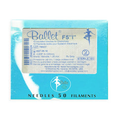 Ballet Insulated Electrolysis Needles 50PK F5"I" 02524