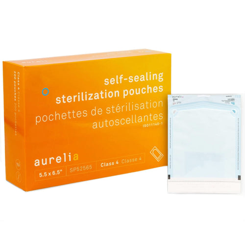 Pochettes de stérilisation Aurélia 5,5"x6,5" 200 unités SP52565