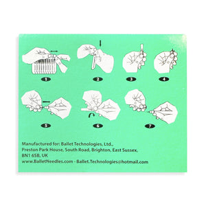 Ballet Stainless Steel Electrolysis Needles F5 -50/pk 02504