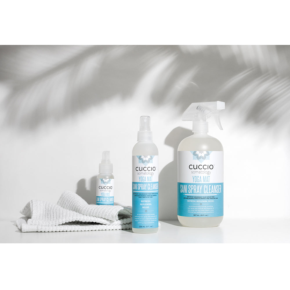 Cuccio Nettoyant en spray Sani pour tapis de yoga 32 oz/907ml 14003