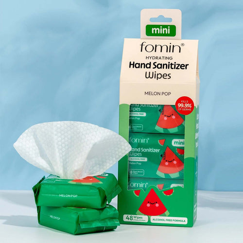 Lingettes désinfectantes hydratantes pour les mains Fomin Melon Pop 26947