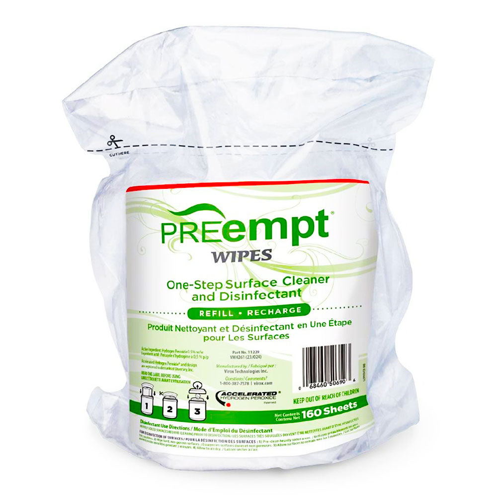 Lingettes nettoyantes et désinfectantes PREempt Recharge PRE-11229