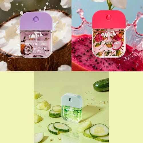 Wish Spray désinfectant pour les mains 35 ml (lot de 3) 60420