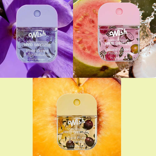 Wish Spray désinfectant pour les mains 35 ml (lot de 3) 60420