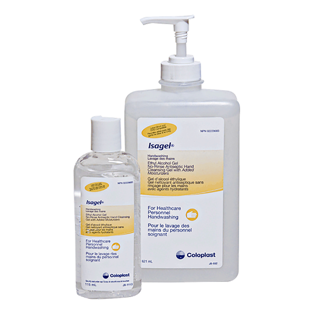 Isagel Gel Nettoyant Antiseptique Mains Sans Rinçage 621 ml COL1645