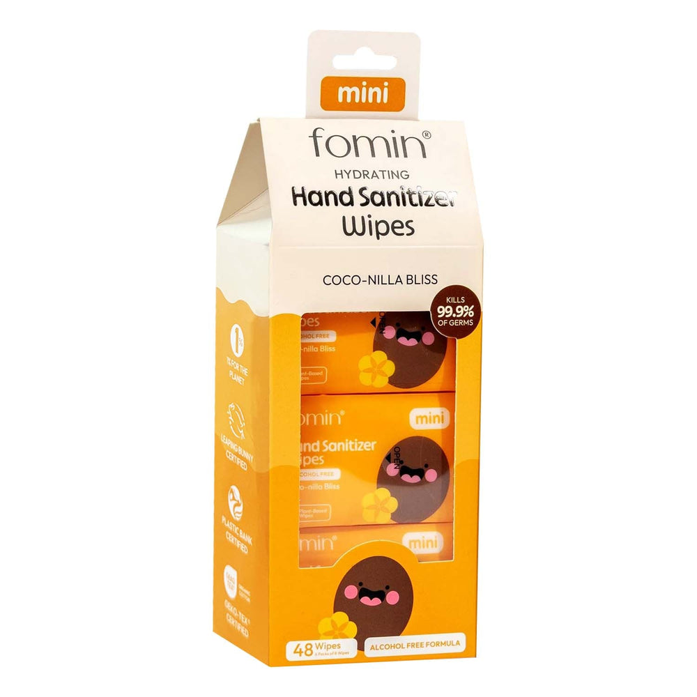 Lingettes désinfectantes hydratantes pour les mains Fomin Coco-Nilla Bliss 96094