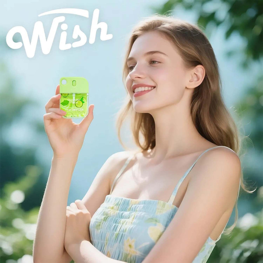 Vaporisateur de désinfectant liquide pour les mains Wish 35 ml Concombre 60381