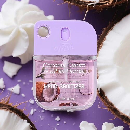 Désinfectant pour les mains en vaporisateur Wish 35 ml Crème de noix de coco 60383