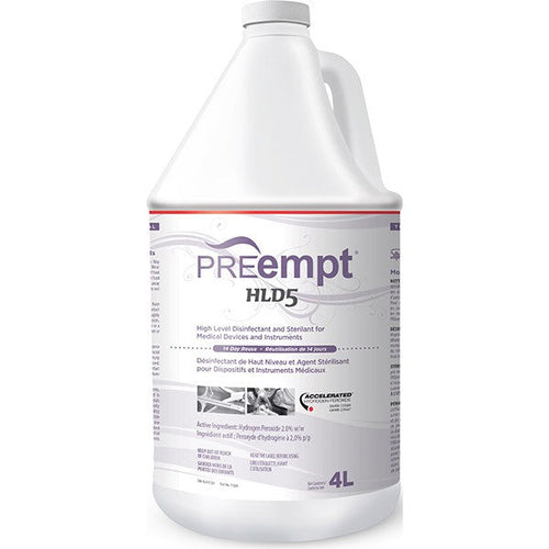 PREempt HLD5 Désinfectant de haut niveau 4L PRE-11505