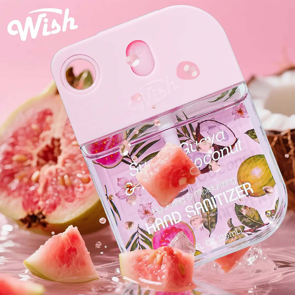 Vaporisateur Désinfectant pour les Mains Wish Goyave Sucrée & Noix de Coco Fraîche