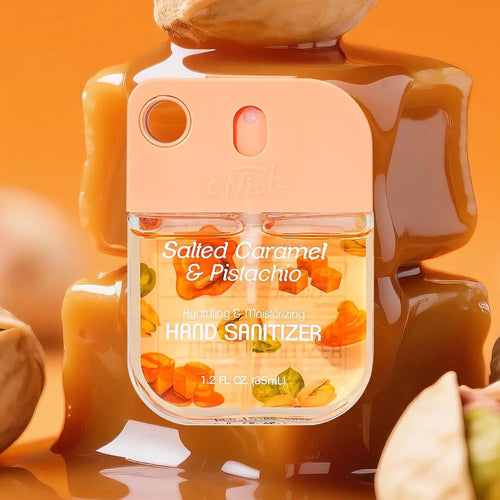 Wish Liquid Hand Sanitizer Spray 1.2oz Salted Caramel 60382