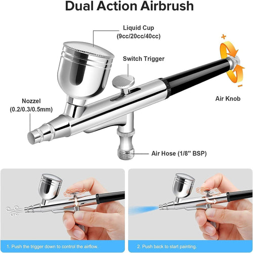 Aérographe à double action 25252
