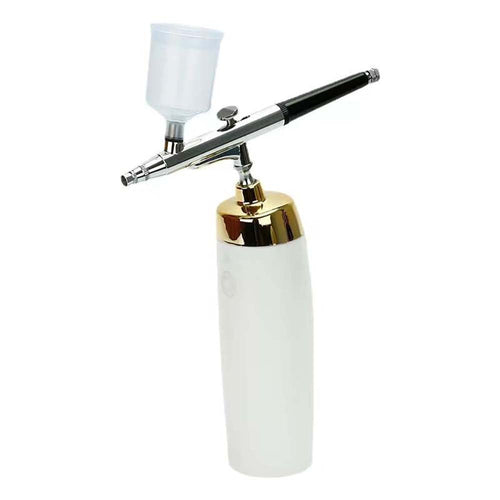Kit aérographe double action haute pression portable blanc 10024