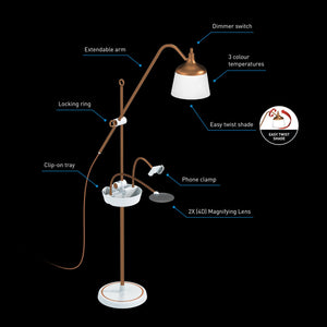 Lampadaire Daylight Anita U21088