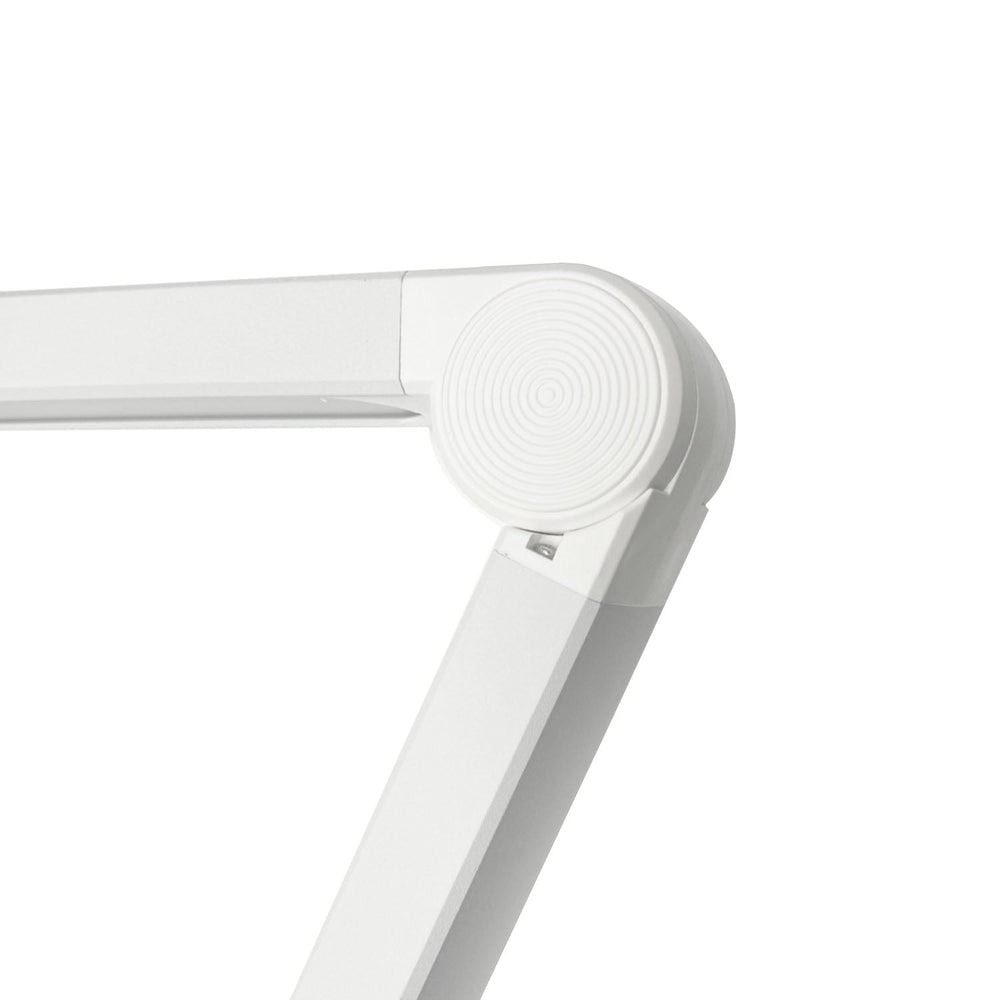 Lampe de bureau à LED pliable Ikonna Square pour ongles, blanche LMP-SQ-W48