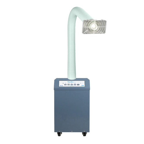 Purificateur d'air à la source HealthyAir, gris, rectangle unique