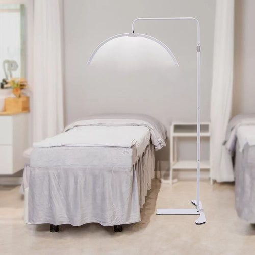 Support de Lampe Demi-Lune Ikonna Blanc avec Strass LMP-HMS-W