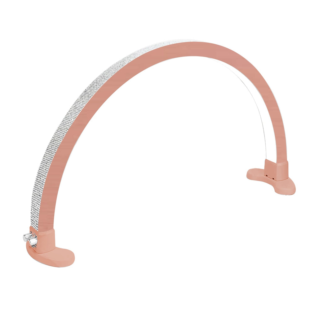 Lampe de Bureau Ongles Demi-Lune Ikonna Or Rose Strass LMP-HM-RR