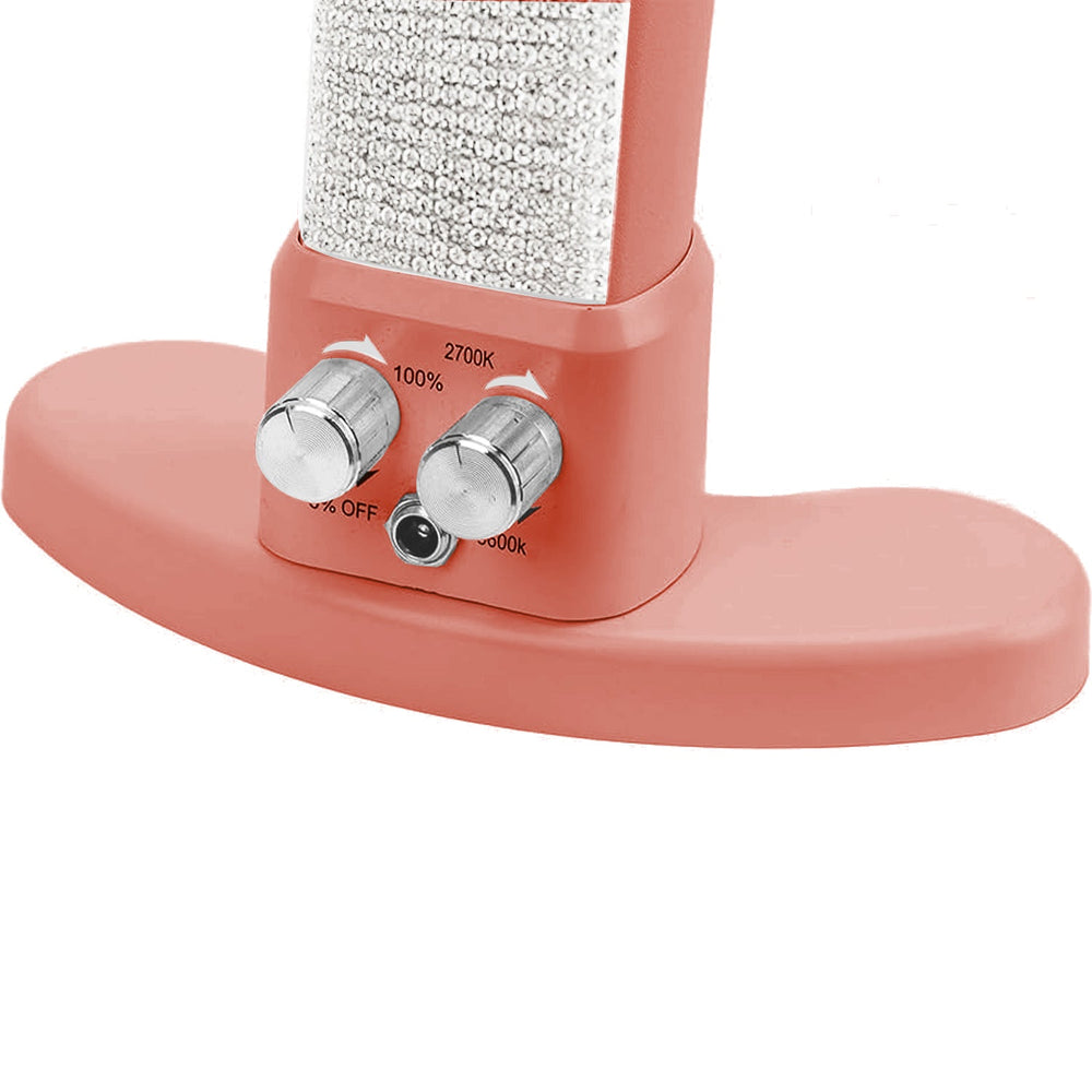 Lampe de Bureau Ongles Demi-Lune Ikonna Or Rose Strass LMP-HM-RR