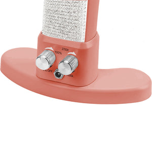 Lampe de Bureau Ongles Demi-Lune Ikonna Or Rose Strass LMP-HM-RR