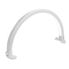 Ikonna Half Moon Nail Desk Lamp Silver Rhinestones LMP-HM-SR