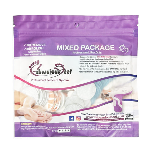 Fabeaulous Feet Mix 100 pcs Remove + 100 pcs Polish FM200