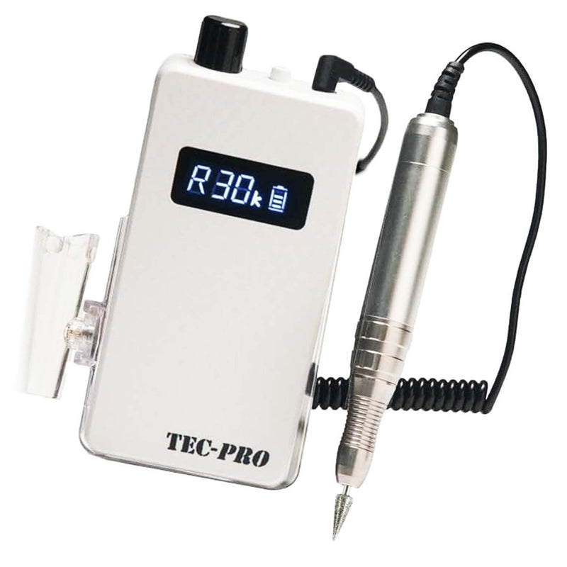 Lime à ongles électrique portable Medicool TEC-PRO blanche TEC-PRO-W