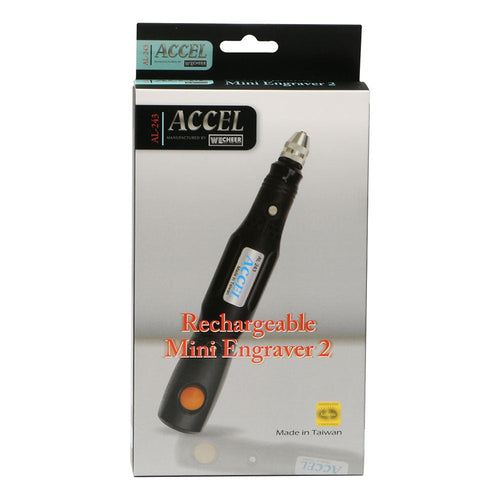 Graveur Mini Rechargeable Accel 2 - 2,4 mm Noir #AL243-BK