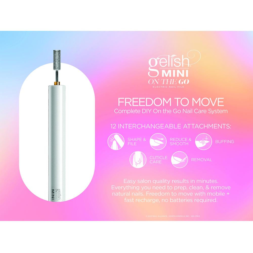 Lime à ongles électrique portable Gelish On The Go Mini 1168241