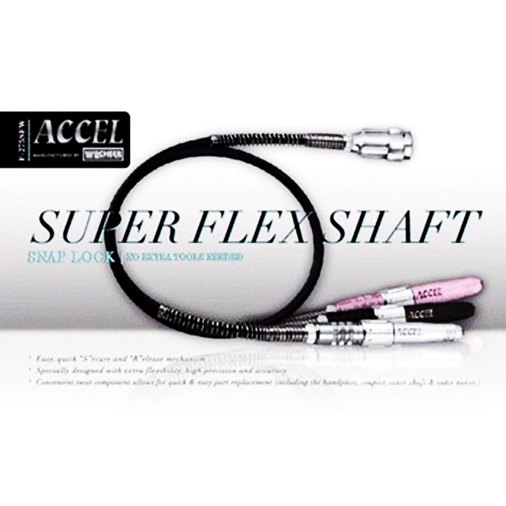 Accel Super Flex Shaft 3/32' (WE-288) Silver F-275SF3S