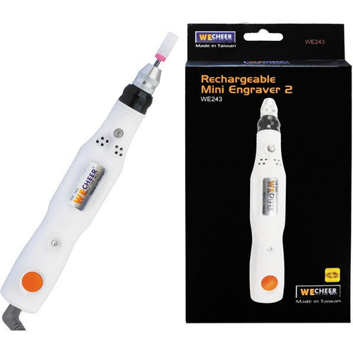 Graveur Accel Mini Rechargeable 2 - 3/32" Blanc #AL243-WH