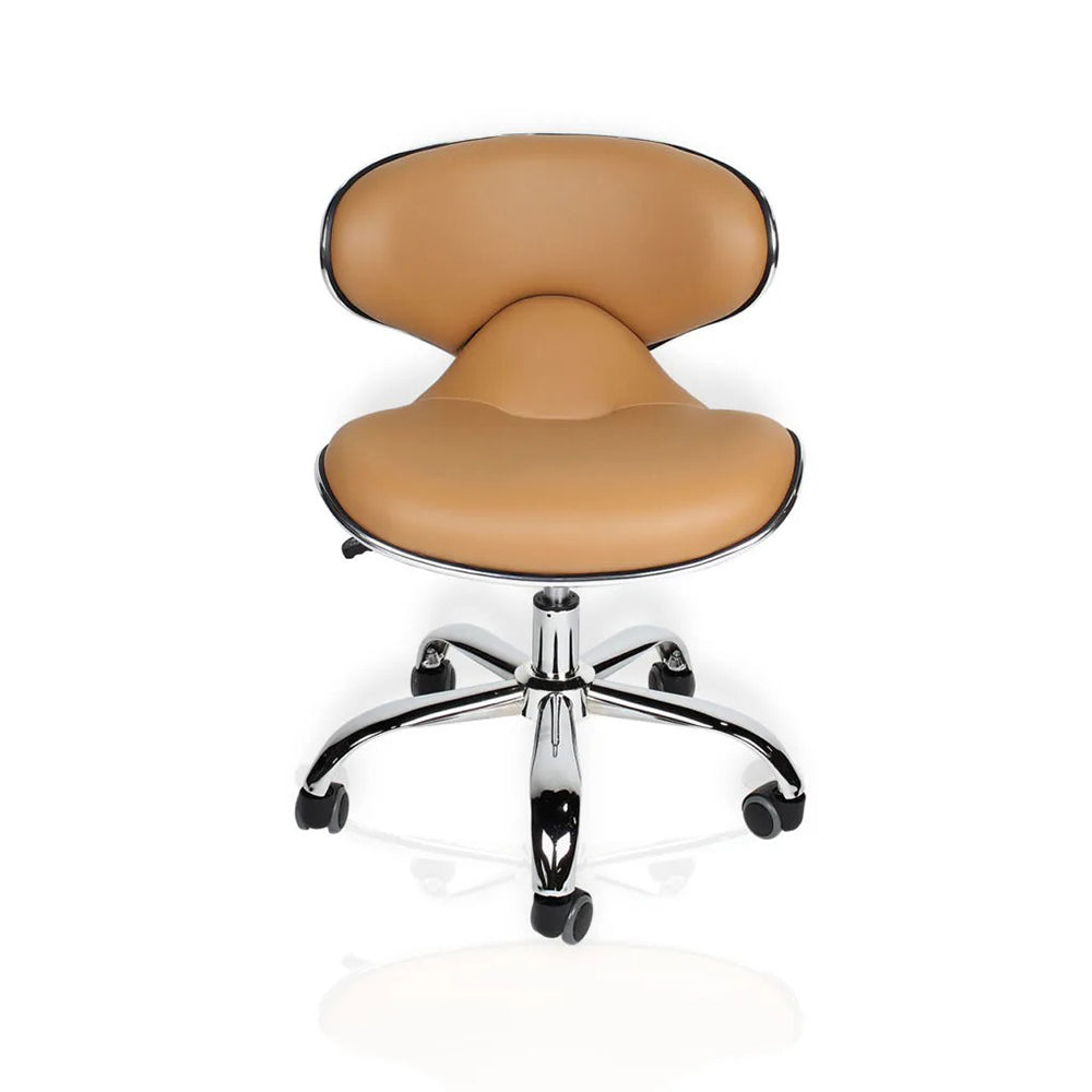 Tabouret Pedi/Mani J&A Euro - Mocha - Piston Haut