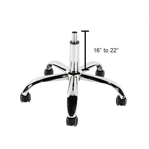 J&A Euro Pedi/Mani Stool - Terra Red - High Piston
