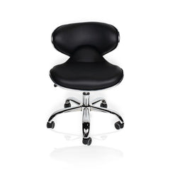 J&A Euro Pedi/Mani Stool - Black - Low Piston
