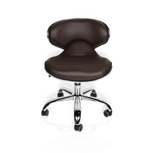 Tabouret pédicure/manucure J&A Euro - Chocolat - Vérin court