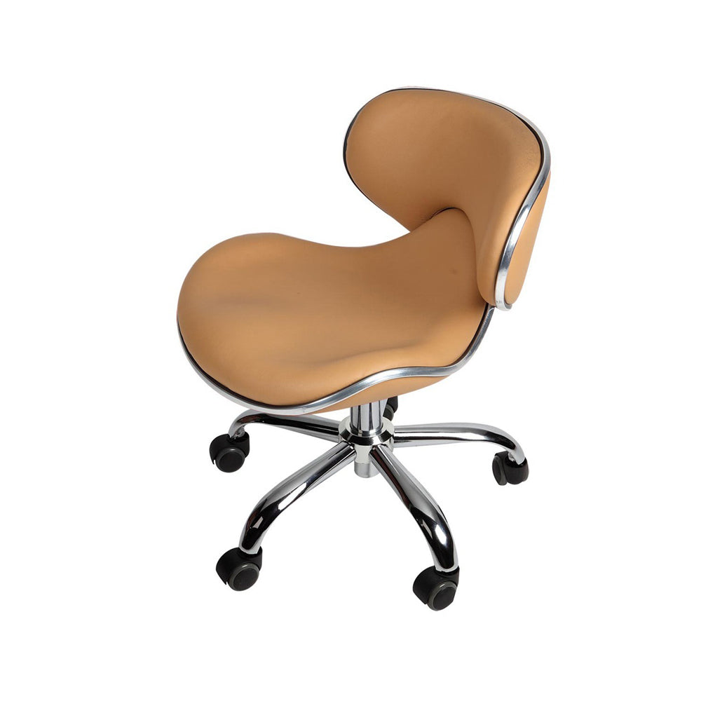 Tabouret Pédicure/Manucure J&A Euro - Moka - Piston bas