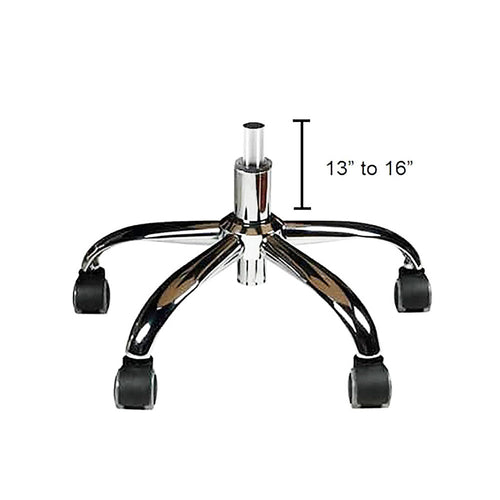 J&A Euro Pedi/Mani Stool - Terra Red - Low Piston