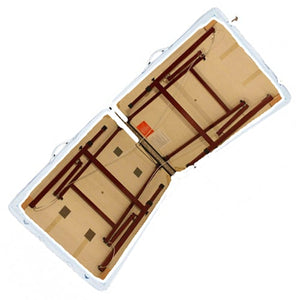 Table de massage portable à cadre métallique - Blanc PRF4S28"
