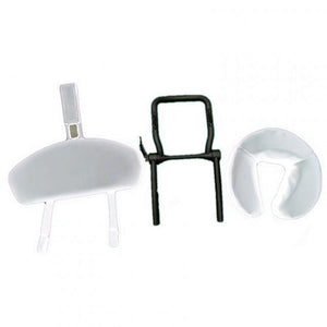 Table de massage portable à cadre métallique - Blanc PRF4S28"