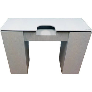 Esprimere Manicure Station 40L"x15.5W"x30H"  White NS430_GEL