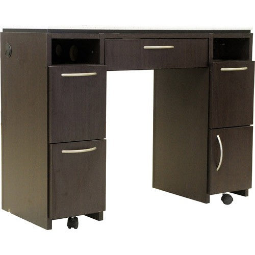 Esprimere Manicure Station 40L"x15.5W"x30H"  White NS430