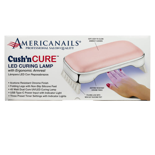 Lampe de polymérisation LED Americanails Cush'nCURE avec repose-bras ergonomique