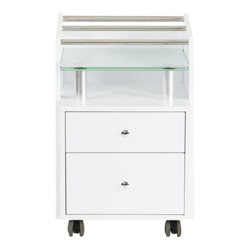 J&A Pedi Cart White
