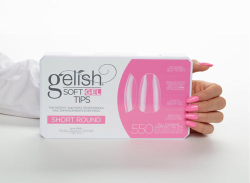 Gelish Capsules de gel souple transparent Courtes et rondes 550 capsules 1168103